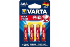 4703101404 Blisters de 4 Piles "Max Tech" (AAA/LR3)