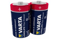 Longlife Max Power D Mono LR20 (2-pack) Alkaline Batteries - Made in Germany - ideal for toys and everyday devices