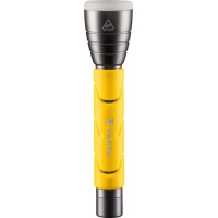 18628101421 Torche LED alu 5W Noir/Jaune