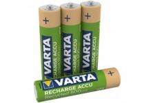 Batterie Rechargeable Ni-Mh AAA Pre-Chargee Pack de 4 800 mAh