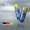 Longlife Power AA Mignon LR06 Alkaline Battery (8-pack) - Made in Germany - ideal for toys, torches, controllers and other batte