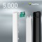Power Bank Energy 5000 + Cable de Charge 5000 mAh, Argent