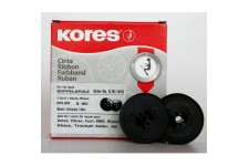 Kores 2248547 Ruban de haute qualite en nylon compatible avec Imprimante Addo 13 mm x 4 m Noir