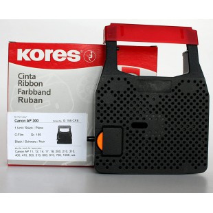 Kores - ruban de couleur, groupe 155C, carbone, noir pour Canon AP300/AP400 dimensions: (l)8 mm x (L