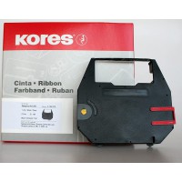 Kores 2249241 Ruban de haute qualite en nylon compatible avec Imprimante Olympia 8 mm x 210 m Noir