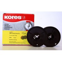 Kores 2248540 Ruban de haute qualite en nylon compatible avec Imprimante Anker 13 mm x 10 m Noir/Rouge