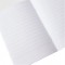 Cahier format A5, papier sans bois, quadrille, 80 g/m², 32 feuilles, blanc A5, Lineature 03