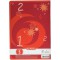 Cahier format A5, papier sans bois, quadrille, 80 g/m², 32 feuilles, blanc A5 Lineature 05