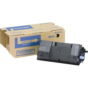 Toner Kyocera TK-3130 d'origine. Noir, 25 000 pages ISO 19752, compatible ECOSYS FS-4200DN, FS-4300D, M3550idn, M3560idn