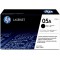 HP 05A CE505A pack de 1, toner d'origine, imprimantes HP Laserjet, noir