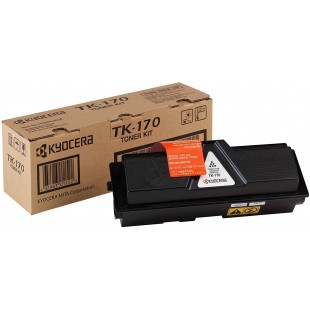 Toner Kyocera TK-170 d'origine 1T02LZ0NLC Noir. Compatible ECOSYS P2135d/dn, FS-1320D, FS-1370DN