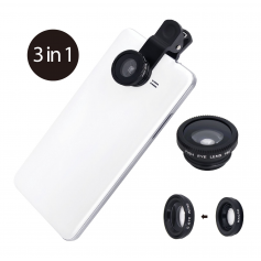 Ensemble de 3 lentilles photo pour smartphones et tablettes