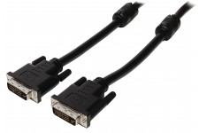 Câble DVI-I MM DVI-I 24+5p Mâle - DVI-I 24+5p Mâle 3.00 m Noir