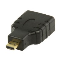 Adaptateur HDMI High Speed avec Ethernet HDMI Micro Mâle - Entrée HDMI Noir