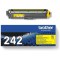 Toner TN-242Y jaune (ca. 1400 Pages) - s'adapte DCP-9022CDW, HL-3142CW, HL-3152CDW, HL-3172C