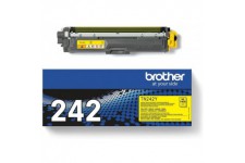 Toner TN-242Y jaune (ca. 1400 Pages) - s'adapte DCP-9022CDW, HL-3142CW, HL-3152CDW, HL-3172C