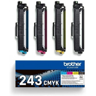 Brother TN-243CMYK Cartouche de Toner Original Imprime jusqu'a  1000 Pages, Cyan, Magenta, Jaune, Noir