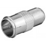 Adaptateur coaxial prise F (rapide) - prise F