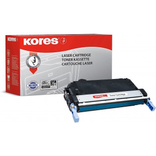 Kores lot de cartouches de toner pour modele color laserjet 4700, 10000 pages (bleu)