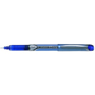 PILOT 31960 Stylo V5 Grip ecriture fine 0,3 mm niveau visible encre liquide clip metal grip prehension 1600m ecriture