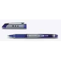 PILOT 14549 Roller V-ball Grip ecriture moyenne 0,7 mm pointe acier inoxydable niveau encre liquide visible grip caoutchouc