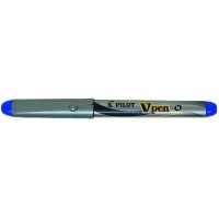 Pilot Vpen Stylo plume jetable Argente 1 bleu