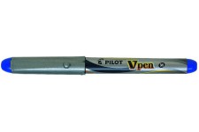 Pilot Vpen Stylo plume jetable Argente 1 bleu