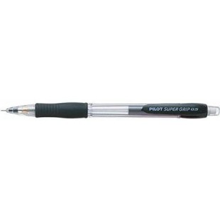 Pilot Super Grip H-187 Crayon mecanique (Noir, plastique, rond, metal)