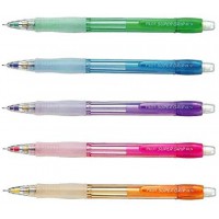 Lot de 12 : PILOT 32751 Porte-mines Super grip Neon 0.5 mm Corps Ergonomique Fun Cyan magenta jaune