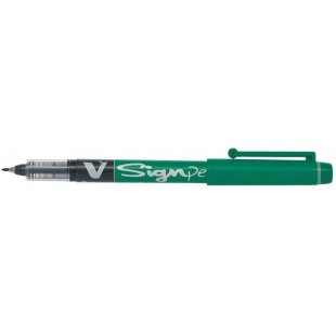 PILOT Stylos feutre V Sign Pen Pte moyenne 0,6 mm Vert