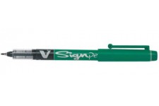 PILOT Stylos feutre V Sign Pen Pte moyenne 0,6 mm Vert