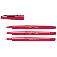 PILOT Lot de 3 Feutres extra fin Fineliner extra fin 0,4 mm rouge