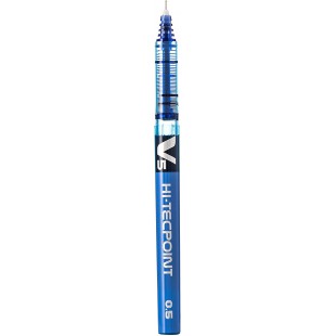 Pilot Roller inchiostro liquido V5 Punta 0,5 mm (Penna singola) - Blu