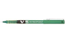 PILOT Stylos roller Hi-Tecpoint V5 Encre liquide Pte Fine Vert