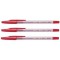 PILOT Lot de 3 Stylos a bille BP-S-F Pointe Fine Rouge