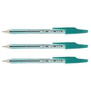 PILOT Lot de 3 Stylos Bille BP-S-F Pointe Fine Vert