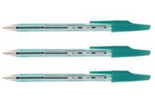 PILOT Lot de 3 Stylos Bille BP-S-F Pointe Fine Vert