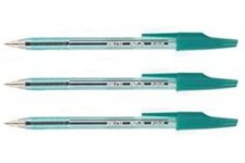 PILOT Lot de 3 Stylos Bille BP-S-F Pointe Fine Vert