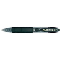 PILOT Lot de 3 Minis Stylo roller Encre gel G2 XS7 PIXIE Trace 0,4 mm (Bille 0,7mm) Noir