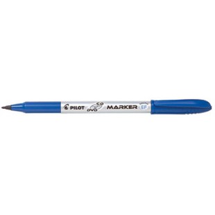 PILOT Marqueur indelebile CD/DVD BEGRN Bleu 341557