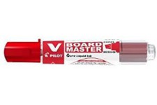 PILOT Marqueurs Rechargeable V BOARD MASTER Begreen Pte Biseaute Moyenne Rouge