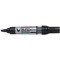 PILOT Marqueurs Permanent Rechargeable V SUPER COLOR Begreen Pte Biseautee Moyenne Noir