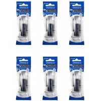 PILOT Lot de 6 Recharges pour V BOARD MASTER, couleur: bleu (343568 / WBS-VBM-L)