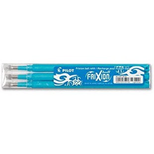 Lot de 3 : PILOT Recharges friXion Ball (BLS-FR7) - Turquoise