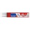 Lot de 3 : Pilot - FriXion Point - recharges - Rouge - Pointe Fine