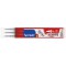 Lot de 3 : Pilot - FriXion Point - recharges - Rouge - Pointe Fine