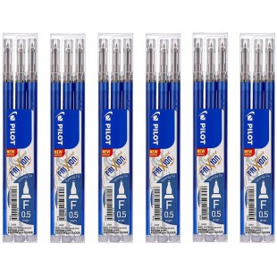 Lot de 3 : PILOT Recharges friXion Point (BLS-FRP5) Bleu