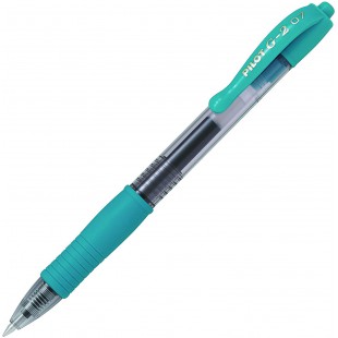 Pilot Ecriture Stylo Bille Encre Gel Retractable G-2 Moyen Turquoise