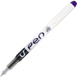 Pilot V-Pen Stylo a plume jetable largeur de trait 0,4 mm Encre liquide Violet