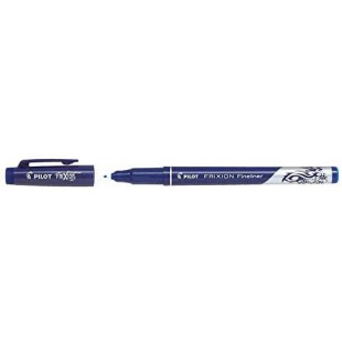 PILOT Stylos feutre Fineliner FRIXION Effacable bleu